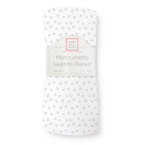 Marquisette Swaddle Blanket - Bubble Dots