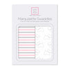 Marquisette Swaddling Blanket - Little Doggie + Simple Stripes (Set of 2)
