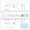 Muslin Swaddle Blankets - Indigo Denim (Set of 4)