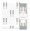 Muslin Swaddle Single - Triangle Trees