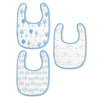 Muslin Baby Bibs - Woodland Fun (Set of 3)