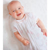 Muslin Non-Weighted zzZipMe Sack Set - Butterflies + Tiny Triangles Shimmer, Pastel Pink