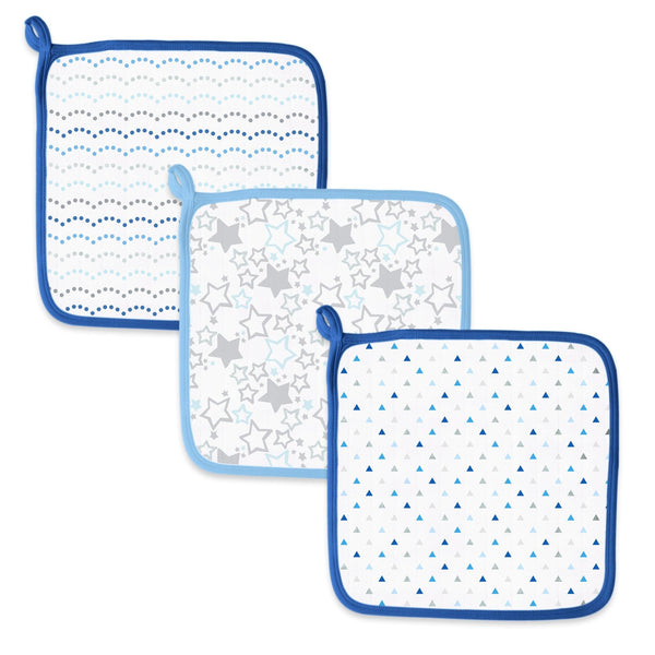 Muslin Washcloth - Shimmer (Set of 3)