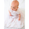 Muslin Non-Weighted zzZipMe Sack Set - Butterflies + Tiny Triangles Shimmer, Pastel Pink