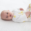 Muslin Non-Weighted zzZipMe Sack  - Mama and Baby Giraffe, Yellow