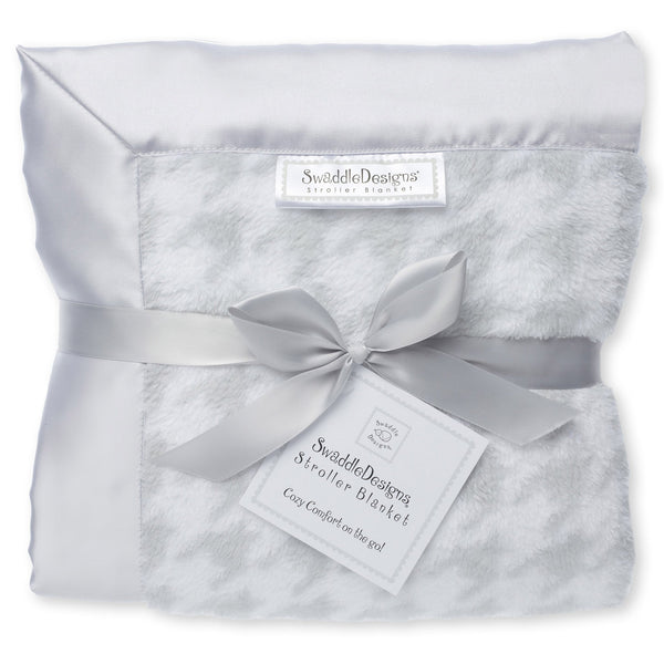 Stroller Blanket - Sterling Puppytooth