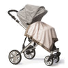 Stroller Blanket - Baby Velvet Taupe Gray, Pastel Pink, Large, 30x40 inches