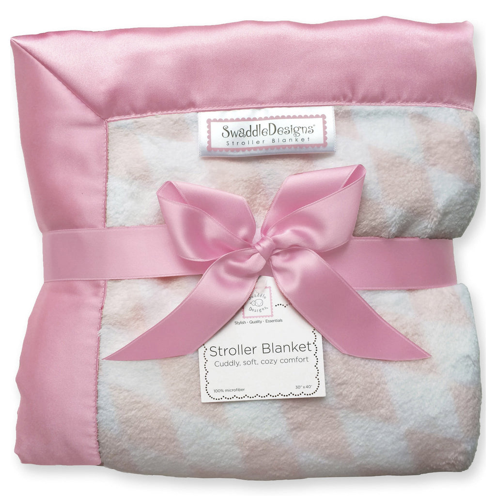 Stroller Blanket - Forever Diamond, Pink, Large, 30x40 inches