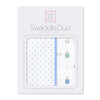 SwaddleDuo - Classic Peace. Love. Swaddle