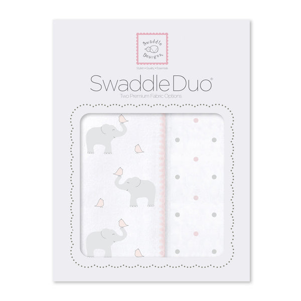 SwaddleDuo - Elephant & Chickies