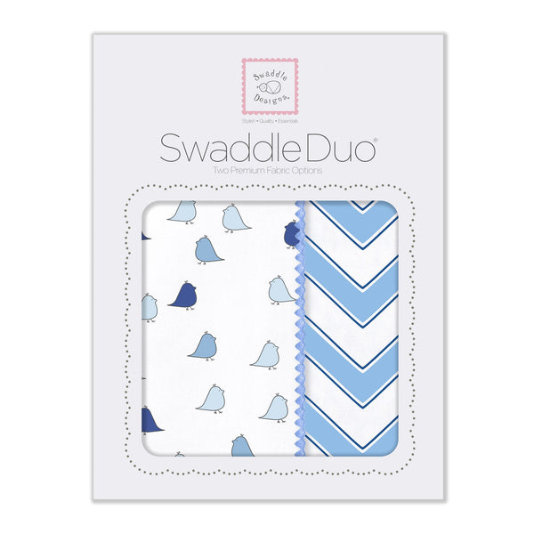 SwaddleDuo - Little Chickies & Chevron