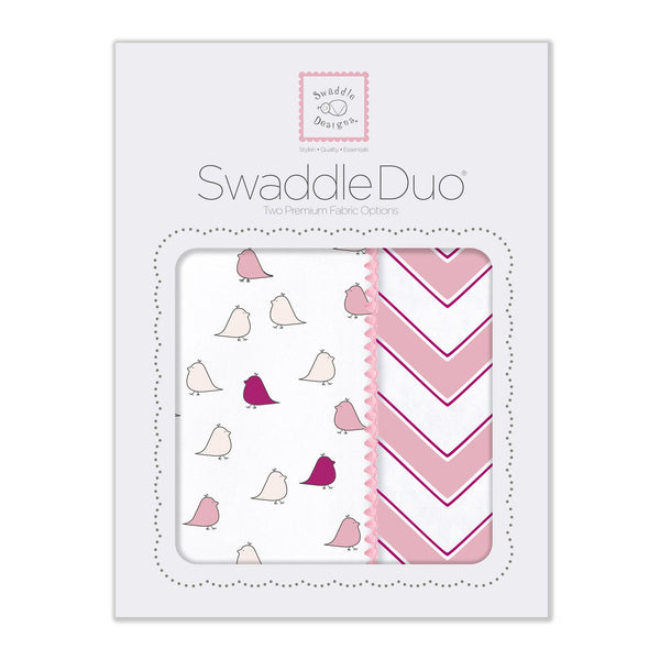 SwaddleDuo - Little Chickies & Chevron