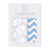 SwaddleDuo - Geo Floral Chevron (Set of 2)
