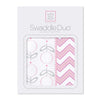 SwaddleDuo - Geo Floral Chevron (Set of 2)