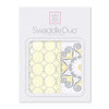 SwaddleDuo - Mod Circles & Medallions, Yellow