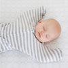 Flannel Fitted Crib Sheet - Polka Dots, Pastel Blue