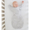 Flannel Fitted Crib Sheet - Elephant & Chickies, Pastel Pink