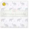 Ultimate Swaddle Blanket - Elephant & Chickies, Pastel Pink