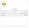 Ultimate Swaddle - White with Pastel Trim
