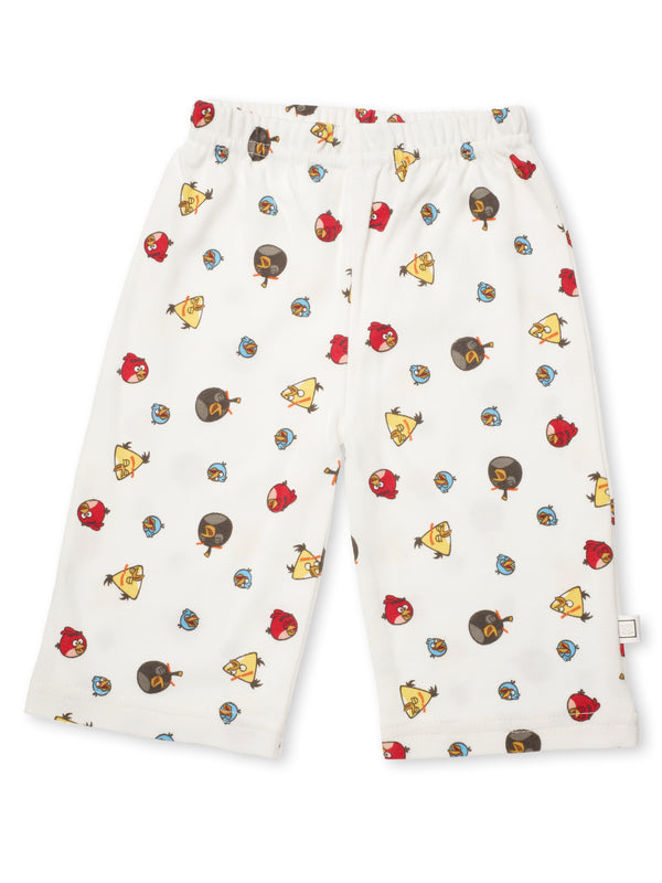 Soft Cotton Knit Pants - Angry Birds Baby - 3 Sizes: NB, 3M, 6M