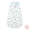Cotton Flannel Non-Weighted zzZipMe Sack - Little Chickies, Blue