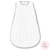 Soft Cotton Non-Weighted zzZipMe Sack - Tiny Arrows, Soft Black