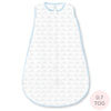Soft Cotton Non-Weighted zzZipMe Sack - Tiny Doggie, Pastel Blue