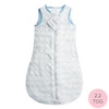 Cozy Non-Weighted zzZipMe Sack - Pastel Puff Circle, Pastel Blue