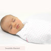 SwaddleDesigns Starter Set - Ultimate, Muslin Swaddle, Swaddle Wrap, and Bella Omni Newborn Gift Set, Pink