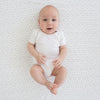 Marquisette Swaddle Blanket - Fleur De Lis, Soft Blue