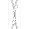 Muslin Non-Weighted zzZipMe Sack - Goodnight, Sterling