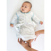 Soft Cotton Non-Weighted zzZipMe Sack - Tiny Doggie, Pastel Blue