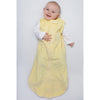Baby Velvet Soft Fleece Non-Weighted zzZipMe Sack Set - Pastel Blue, Mocha + Tiny Triangle Pajama Gown