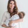 Muslin Swaddle Single - Watercolor Denim i Exclaim !