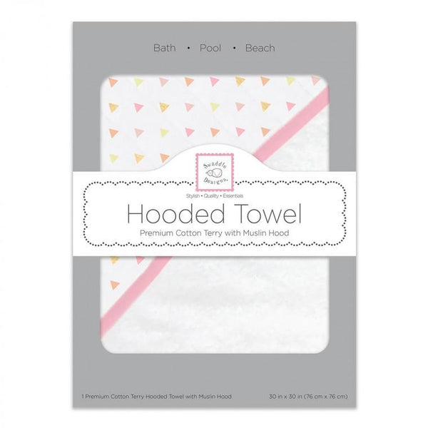Muslin + Terry Hooded Towel - Shimmer