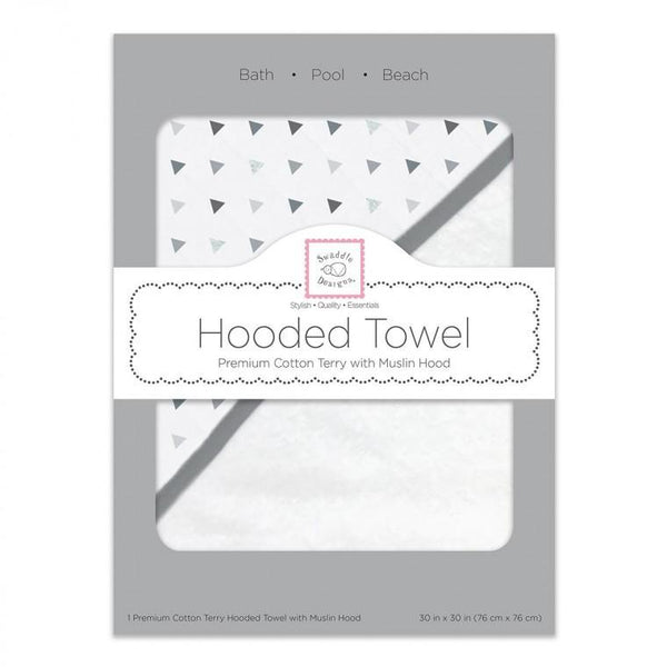 Muslin + Terry Hooded Towel - Shimmer