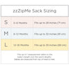 Soft Cotton Non-Weighted zzZipMe Sack - Solid Pastel Color, Yellow
